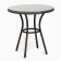 Sadovy table of artificial rattan 72x75cm wenge