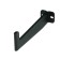 Krukhok holder for storing heavy objects, 12 cm, wall, black