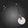 Sconces st. SL234.421.01. Varieta. 1x40 W, E27, 15x42.5 cm, black color, gold