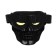 Mask glasses for motor vehicles, collapsible, yellow visor, black color