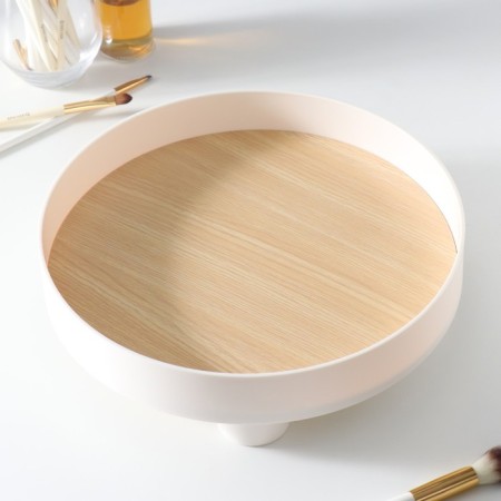 Steel for little things plastic "Circle" white 29.5x29.5x7.2 cm-1