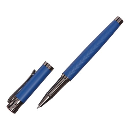 Handle Gift Roller in the leatherette case CASE Office Blue Blood-2