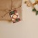 Schildik decorative for a gift of "Cozy Happiness", 5.1 x 9.2 cm, New Year