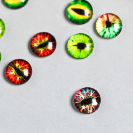 Decor for creativity Glass "Snake Eye" set 10 pcs-1