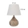 E14 40W white 22.5x22.5x33 cm desktop lamp E14