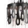 Suspension "drops" 1x60W E27 black