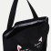 A backpack with a zipper, an outer pocket, a set of a chover, bag, black color