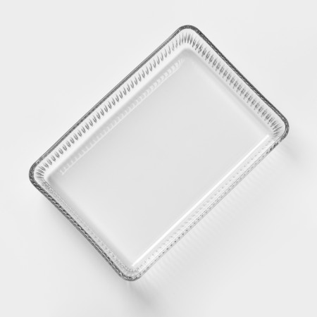 Rectangular shape for baking and baking of heat -resistant glass Borcam, 3 l, 30.6 × 20.9 cm-1