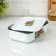 Metal container with a lid, 1.5 l, neckline Mix, white color