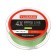 Wicker fishing line yugana x4 PE, diameter 0.28 mm, 16.8 kg, 100 m, green