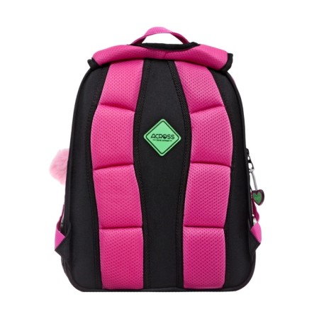 School backpack by Ergon. Spray Across 178 35*26*14 Virgo + Pen, Burner Cher/Rose 24-178-6-5