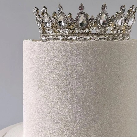 Jewelry for the Crown Cake, Silver Color-1