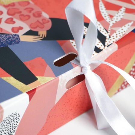 Gift folding box, packaging, "I love you", 20 x 18 x 5 cm-2