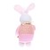 Soft toy "Rabbit with carrots", on the suspension, the color of mix