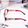 Finished glasses east 6621, burgundy color, +3