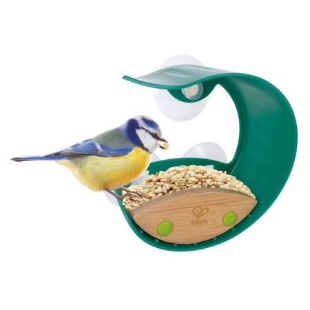 Hape bird feeder, on suction cups