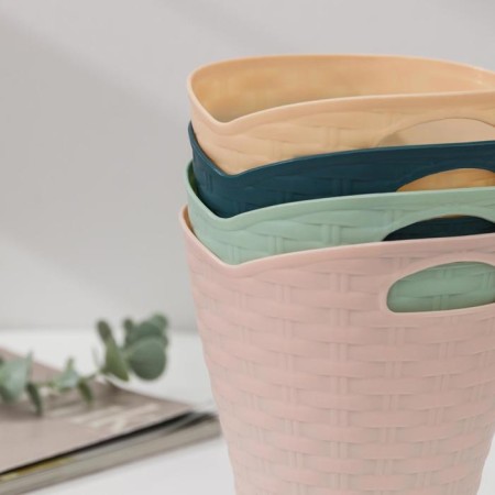 Plastic basket for storage "Elegant.fire", 12 × 12 × 15 cm, color mix-3