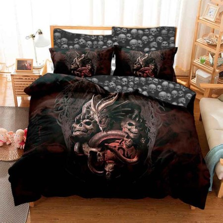Bed linen 1.5 joint venture "Gothic", size 145x210 cm, 145x210 cm, 50x70 cm - 2 pcs