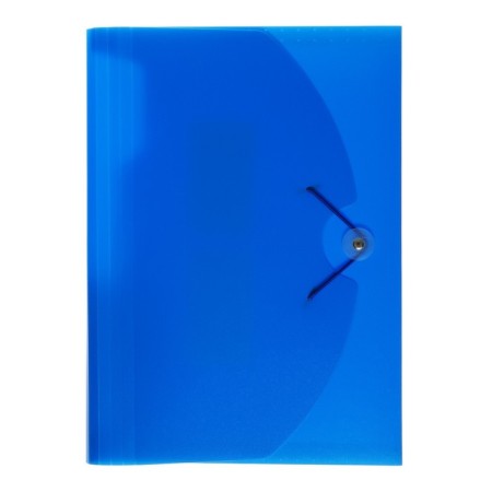 A4 elastic band, 12 departments, blue-1