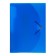 A4 elastic band, 12 departments, blue