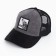 Men's cap with a DIGNITY grid, black color, rr 56