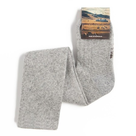 Women's golfs from Mongolian wool, gray color, size 23-25-2