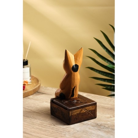 Interior souvenir "Cat Fisherman" Red 20 cm-2