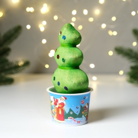 Growing gift grass grass "envelope New Year tree"-4