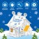 House Coloring "Visiting Grandfather Frost"