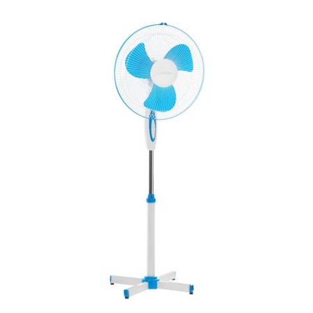 Fan Luazon LOF-01, floor, 40-45 watts, 3 modes, white-blue, without packaging-1