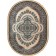 Ovalnaya carpet Rubin 20250a, size 80x150 cm