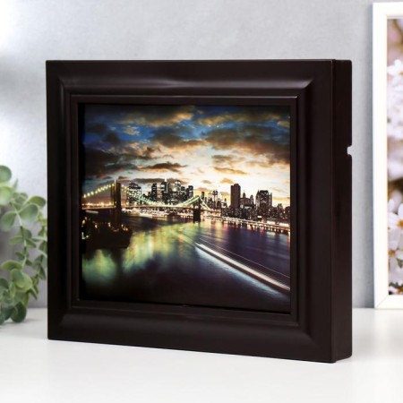 Key "Evening City" Wenge 26x31x4.5 cm-1