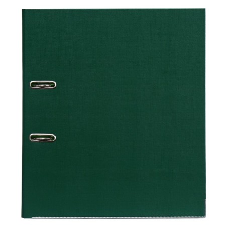 A4, 75 mm, Lamark, PVC, double-sided, metal edging, pocket for a spine, collected, green/pistachio-3