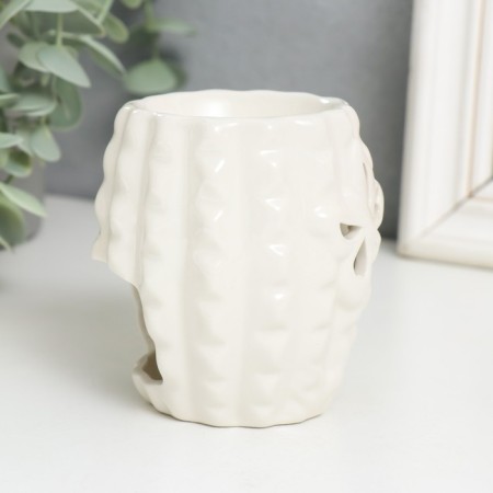 Aroma lamp ceramics "Cactus with a butterfly" mix 9x11x7 cm-1