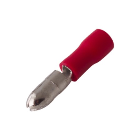 Sterl-insulated plug plug 4 mm 0.5-1.5 mm² (RSHI-P 1.5-4/RHIP 1.25-4) Red Rexant 10
