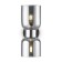 Wall lamp 60W, 2HE27, 29x15 cm, chrome