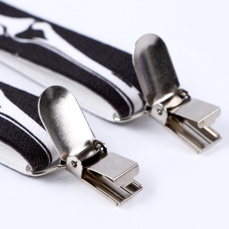 Carnival suspenders "Skeletshka"-10