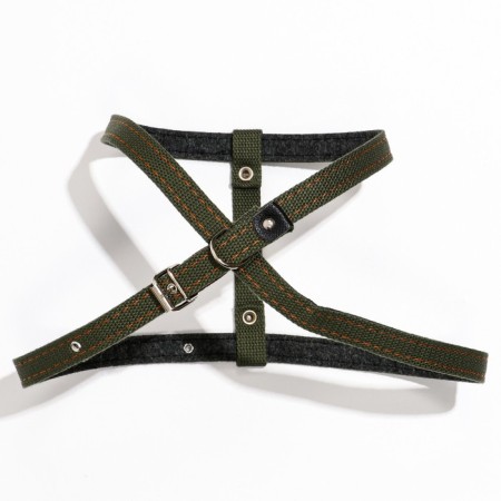 Sleeler canvas on felt, eight, adjustable, 2 cm, Osh 36-56cm, OG 54-62 cm, t. Green-1