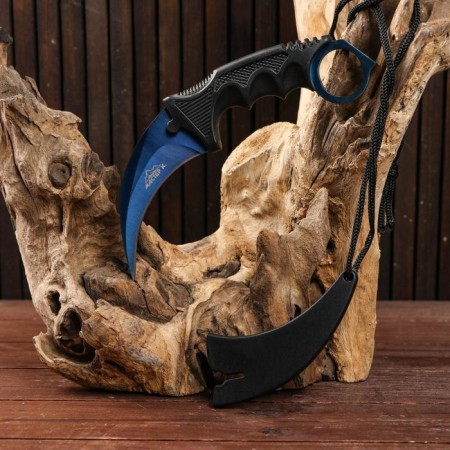 Knight Knorambit "Eagle's Claw" 20cm, blade 90mm/2.1 mm, blue