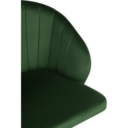Computer chair Plastic Plastic/velor, black/green 59x60x78 cm-7