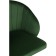 Computer chair Plastic Plastic/velor, black/green 59x60x78 cm