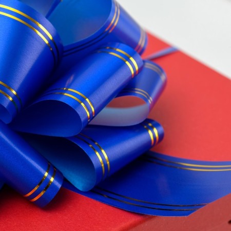 Bant-Shar No. 5 "Golden Strips", blue color-2