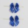 Baltic Babochka wedding for decor, satin, 2 pcs, blue