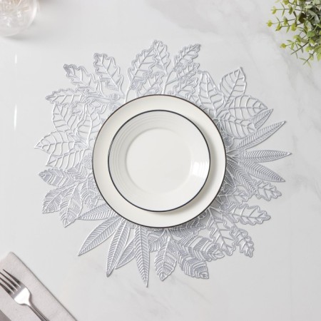 Napkin Serving shares Ashberry, 38 × 38 cm, silver color-2