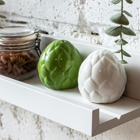 Ceramic “Artishki” salad bowl, green, 20 x 17 cm, 600 ml, green color-11