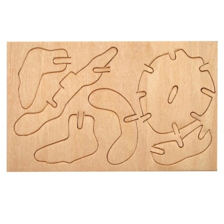 3D model of wooden miracle-brown "Turtle"-2