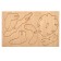 3D model of wooden miracle-brown "Turtle"