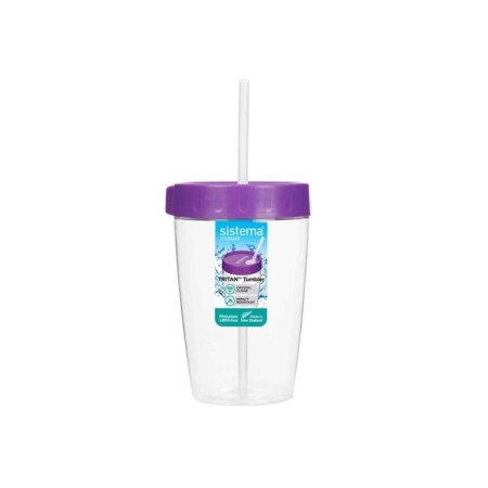 A glass with a tube, 525 ml, mix-6
