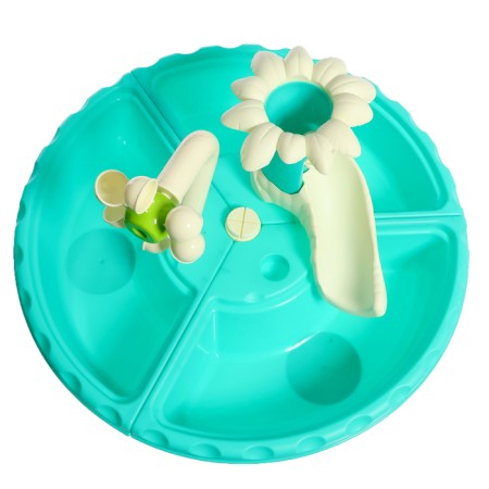 Set for playing in the sand "Plants", with a table, 6 items-8