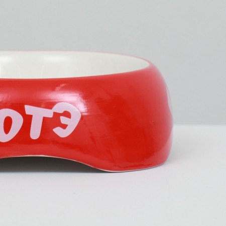 Ceramic bowl "Kote" 200 ml 13 x 4.5 cm, red-6